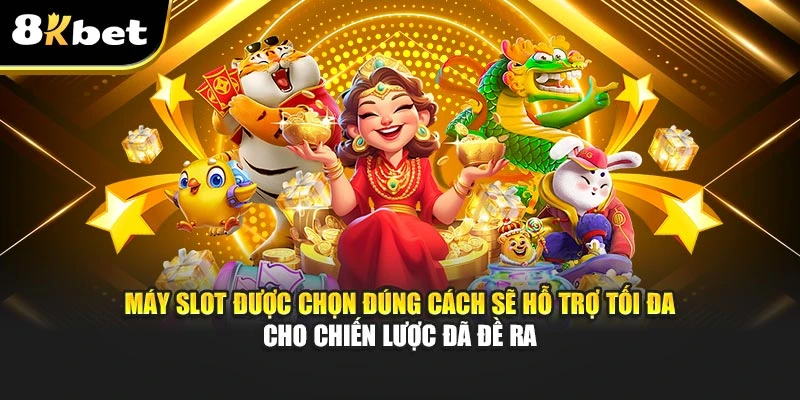 Bí quyết quay slot hiệu quả 8Kbet - Chiến lược chiến thắng 3 Máy slot được chọn đúng cách sẽ hỗ trợ tối đa cho chiến lược đã đề ra
