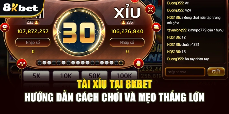 Tài Xỉu Tại 8Kbet - Hướng Dẫn Cách Chơi Và Mẹo Thắng Lớn 2 Tài Xỉu Tại 8Kbet - Hướng Dẫn Cách Chơi Và Mẹo Thắng Lớn