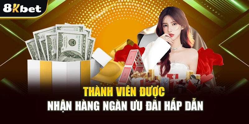 Khuyến Mãi 8kbet Với Ưu Đãi Hấp Dẫn Và Đặc Biệt 3 Thành viên được nhận hàng ngàn ưu đãi hấp dẫn